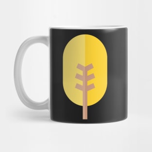 yellow tree icon Mug